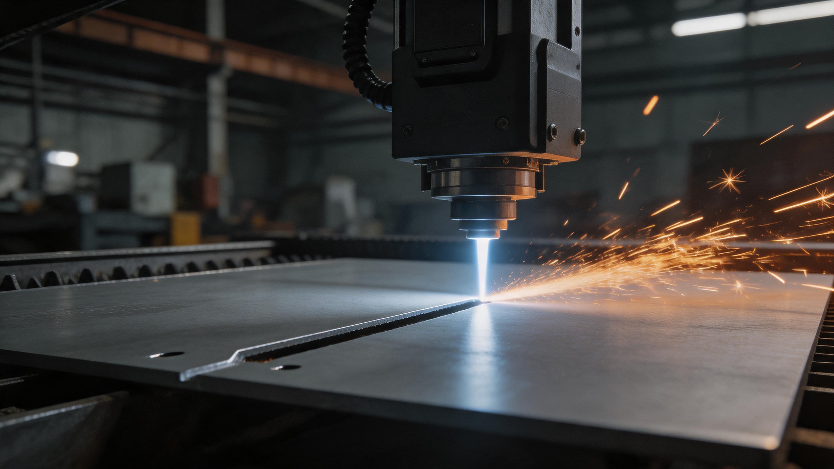 debitare laser Bucuresti — utilaj CNC 2kW taiere metal otel inox